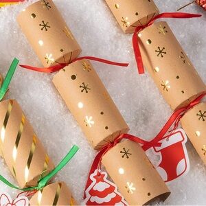 Joyin Christmas Kraft Style Cracker Set New